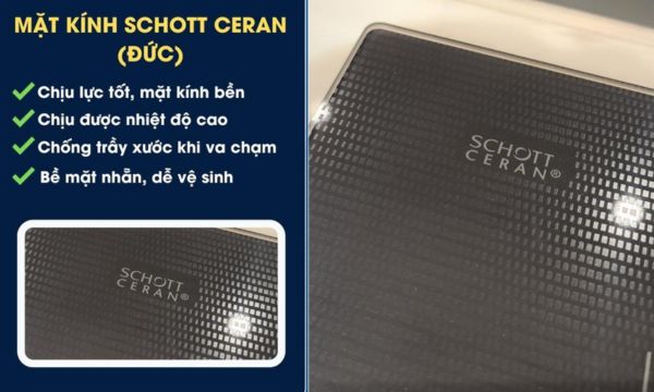 MI 594 LINEAR Bếp từ sử dụng mặt kính Schott Ceran