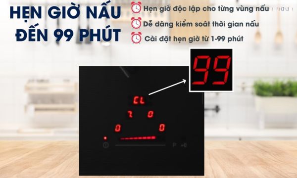 MI 594 LINEAR Chức năng hẹn giờ nấu đến 99 phút