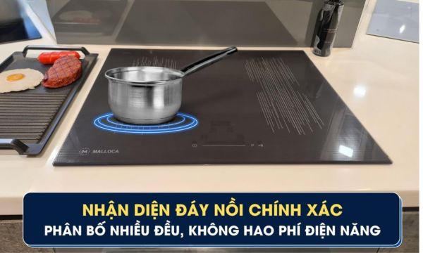 MI 594 LINEAR Khả năng nhận diện nồi chuẩn xác