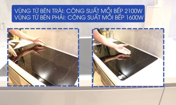 Bếp từ 4 vùng nấu Malloca MI-784 ITG / Nhập khẩu Italia, kính Ceramic 13 MI-784 ITG công suất nấu cao