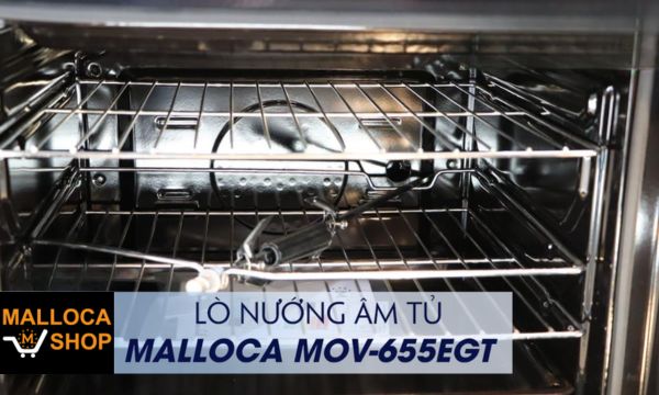 Lò nướng âm tủ Malloca MOV-655EGT 9 MOV 655EGT khoang lò bền bỉ