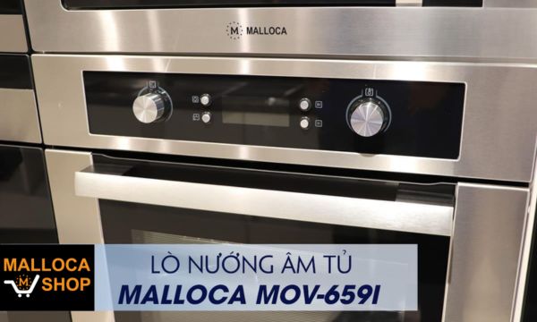 Lò nướng âm tủ Malloca MOV-659I 11 MOV-659I bảng điều khiển dễ sử dụng