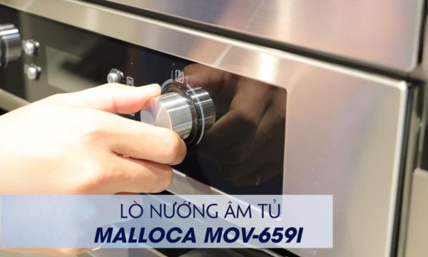 Lò nướng âm tủ Malloca MOV-659I 13 MOV-659I núm xoay bên phải
