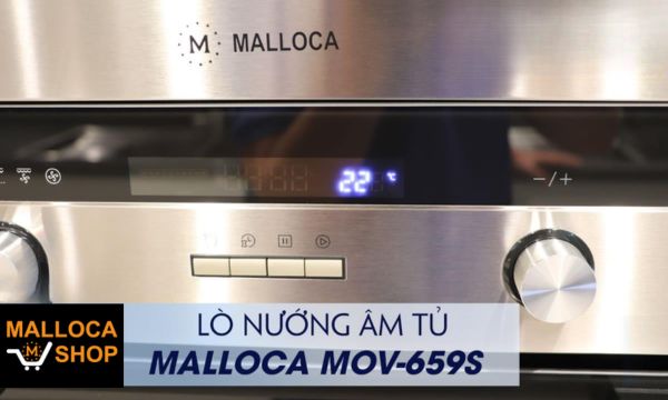 Lò nướng âm tủ Malloca MOV-659S 14 MOV-659S núm xoay bên phải