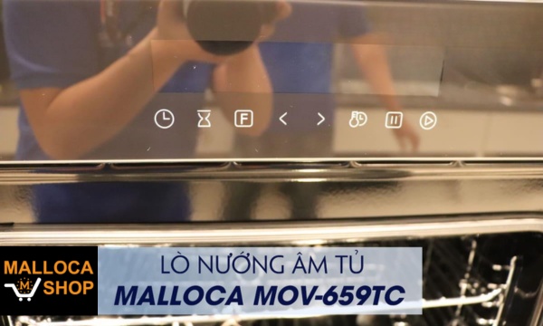 Lò nướng âm tủ Malloca MOV-659TC 11 MOV-659TC bảng điều khiển cảm ứng