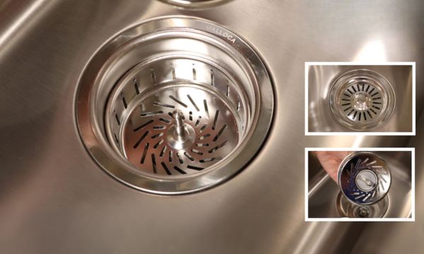 Chậu rửa chén Inox Malloca MS 1011 NEW 12 MS 1011 NEW bộ lọc rác chắc chắn
