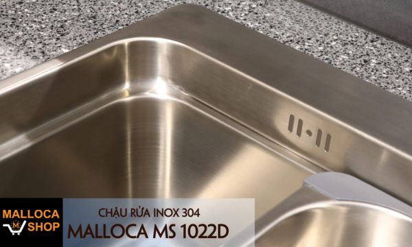 Chậu rửa chén Inox Malloca MS 1022D 9 MS 1022D chất liệu inox bền đẹp