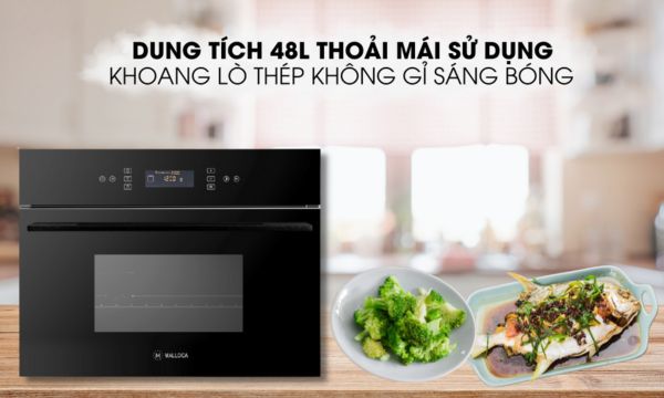 Lò hấp âm tủ Malloca MST-48CP 10 MST-48CP Lò hấp Malloca dung tích 48L
