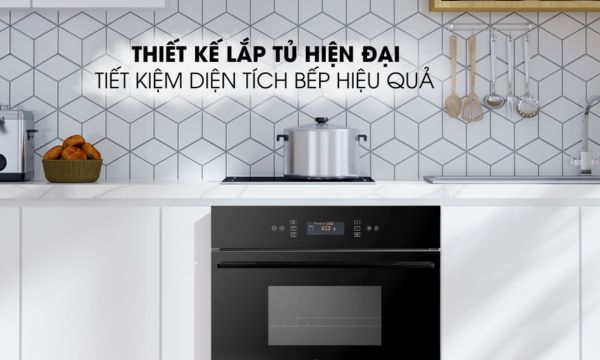 Lò hấp âm tủ Malloca MST-48CP 8 MST-48CP Lò lắp âm hiện đại