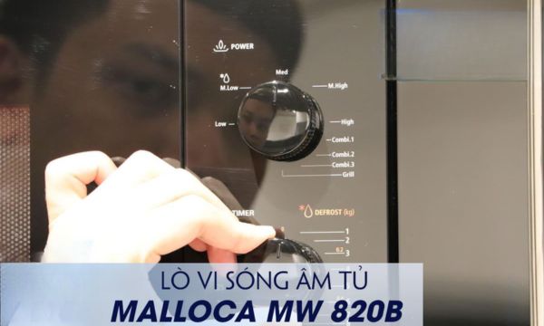 Lò vi sóng âm tủ Malloca MW-820B 5 MW-820B Thiết kế nhỏ gọn, sang trọng