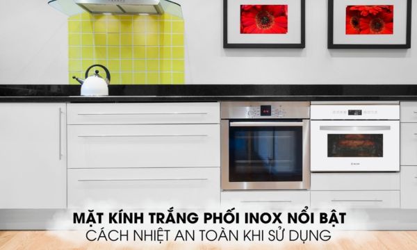 MW35-IX03 mặt kính trắng phối inox nổi bật