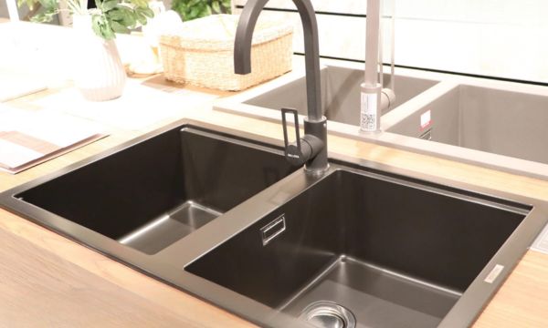 Chậu đá Malloca Nero G-45040 / Màu đen 8 NERO G-45040 thiết kế đẹp mắt