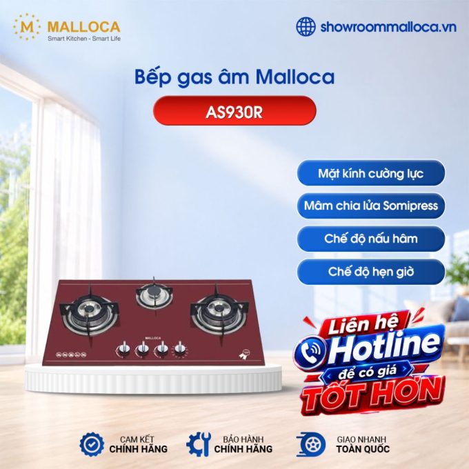 Bếp gas âm Malloca AS930R