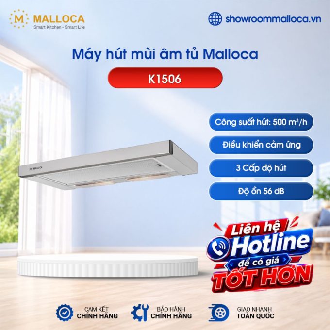 Máy hút mùi Malloca K1506