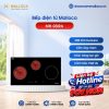 Bếp điện từ 3 vùng nấu Malloca MH 03IRA / Bếp 1 từ 2 điện, kính Eurokera 1 MH 03IRA