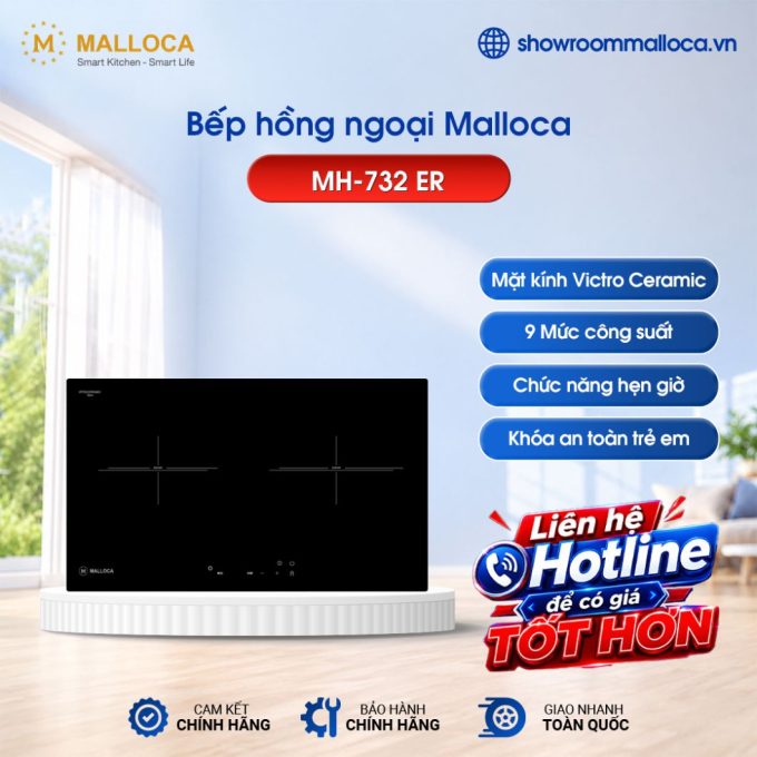 Bếp hồng ngoại Malloca MH-732 ER