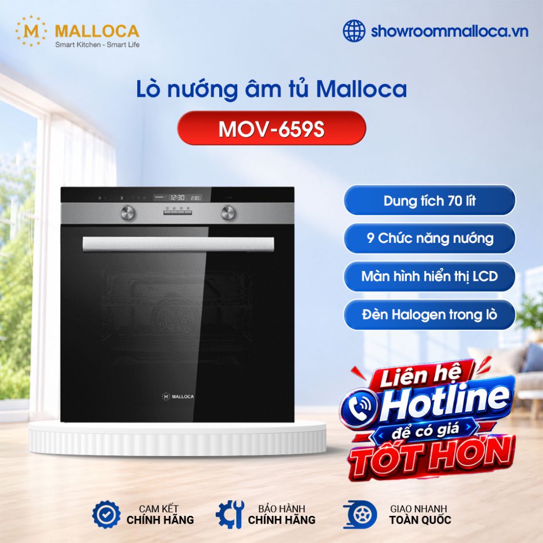 Lò nướng âm tủ Malloca MOV-659S