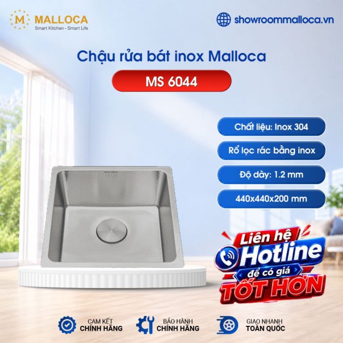 Chậu rửa bát Malloca MS 6044