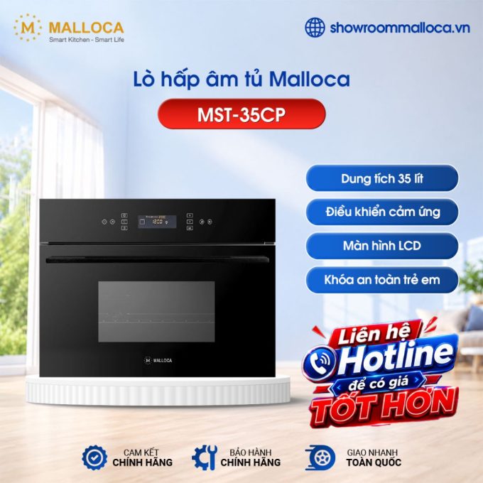 Lò hấp Malloca MST-35CP
