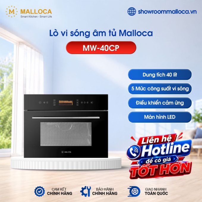 Lò vi sóng âm tủ Malloca MW-40CP
