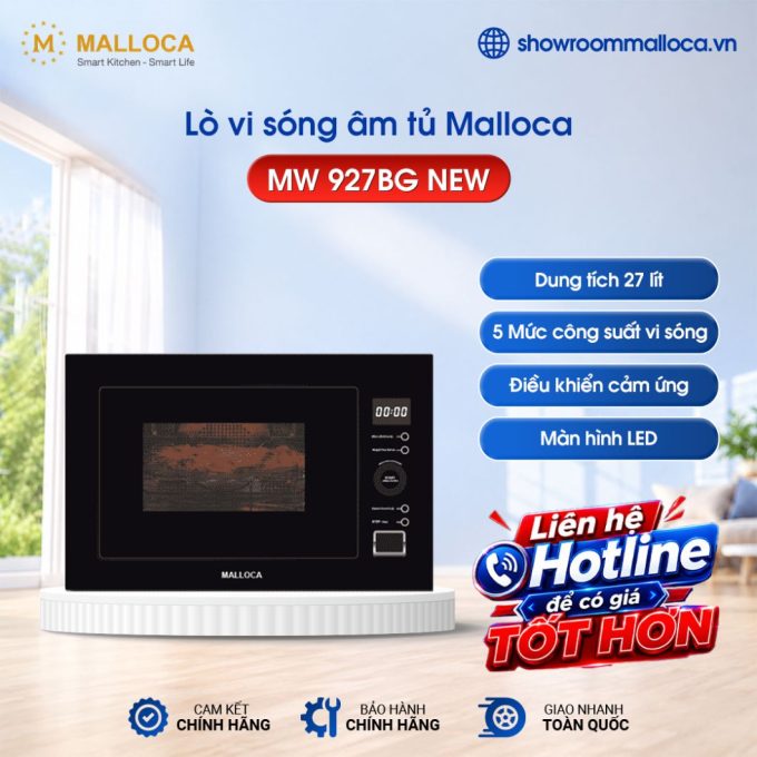 Lò vi sóng Malloca MW 927BG NEW