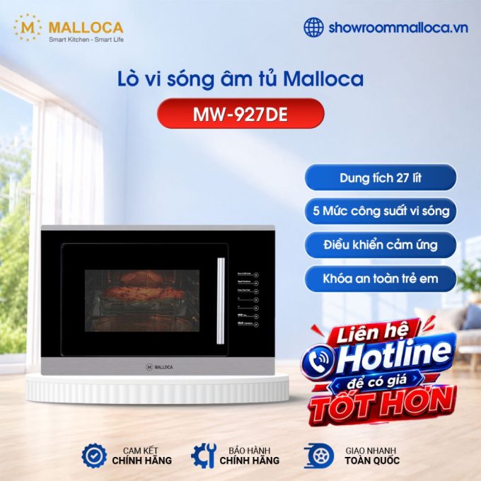 Lò vi sóng Malloca MW-927DE