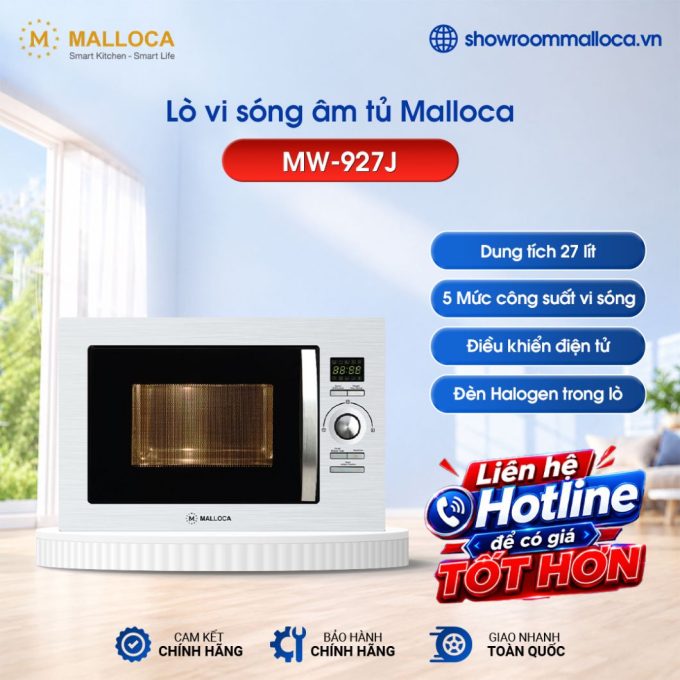 Lò vi sóng Malloca MW-927J
