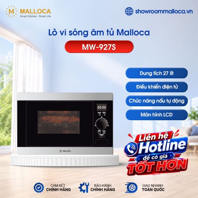 Lò vi sóng âm tủ Malloca MW-927S