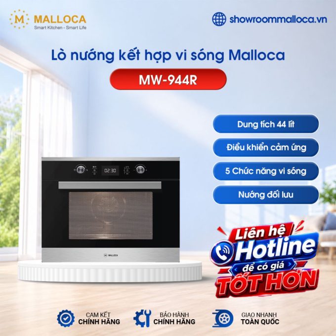 Lò nướng kết hợp lò vi sóng Malloca MW-944R