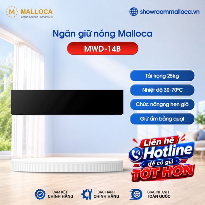 Ngăn giữ nóng Malloca MWD-14B