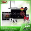 COMBO 37: bếp điện từ Chefs EH-MIX366 + hút EH-CASPIA70T + lò nướng EH-BO1107S + bộ nồi CW5304 2 COMBO EH MIX366 1