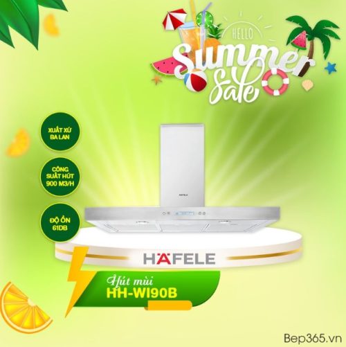 COMBO 13: Bếp từ đôi HC-IS772EA 535.02.222 + Hút mùi Hafele HH WI90B 539.81.175 + Tủ lạnh Hafele HF-SBSID 534.14.020 2 HH WI90B 1