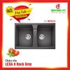 COMBO 10: Chậu rửa bát Bosch Blanco LEXA 8 Rock Grey + Vòi rửa bát Bosch Blanco FONTAS II Chrome 523128 1 LEXA 8 ROCK GREY 1