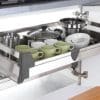 Giá xoong nồi inox đáy đặc âm tủ Euronox EU1.70 1 Euronox EU1.70