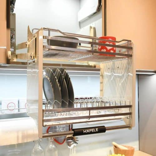 Rổ bát đĩa di động Lento 900mm Hafele 504.76.013 4 Ảnh thực tế Rổ bát đĩa di động Lento 900mm Hafele 504.76.013