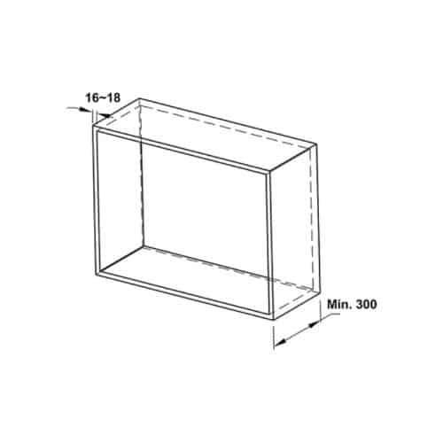 Bộ rổ bát đĩa Hafele Presto 544.40.033 800mm 4 Bộ rổ bát đĩa Hafele Presto 544.40.033 800mm