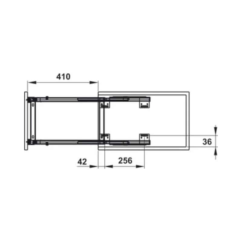 Kích thước của Bộ rổ dao thớt, chai lọ Sonata Hafele 549.20.011 Inox 304 Kích thước của Bộ rổ dao thớt, chai lọ Sonata Hafele 549.20.011 Inox 304
