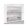 Giá bát cố định 2 tầng cao cấp, Inox mờ Kit Plus DK12C VIP.90 1 Giá bát cố định 2 tầng cao cấp, Inox mờ Kit Plus DK12C VIP.90