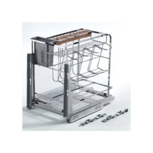 Giá dao thớt chai lọ inox 201, nan dẹt Faster MF400SD