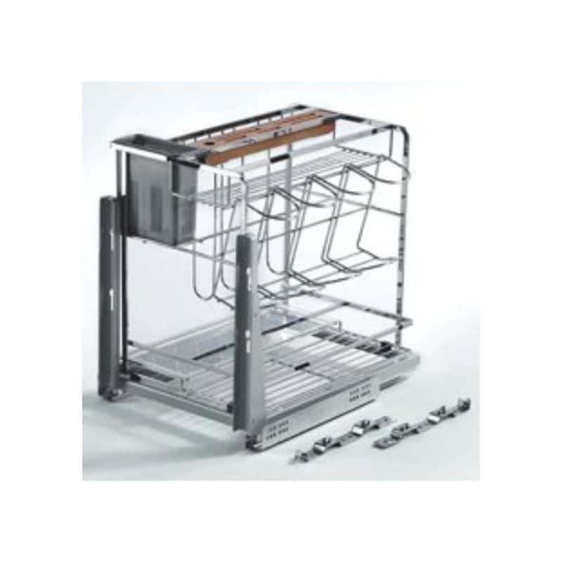 Giá dao thớt chai lọ inox 201, nan dẹt Faster MF400SD Giá dao thớt chai lọ inox 201, nan dẹt Faster MF400SD
