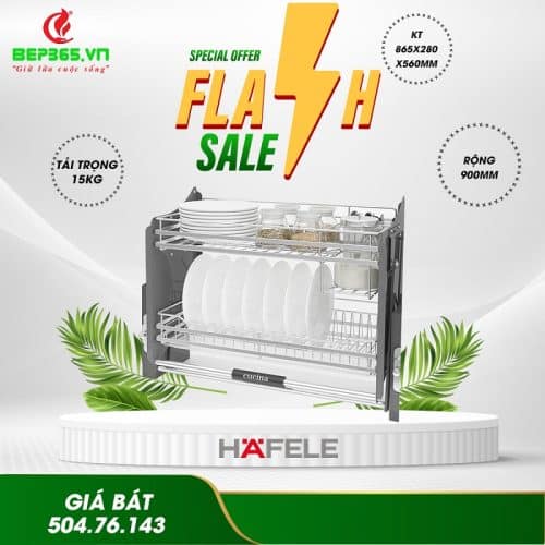 Bộ rổ bát đĩa Hafele Lento 504.76.143 900mm