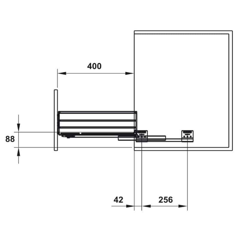 Kích thước Rổ đựng bát đĩa Cappella 700mm Hafele 549.08.011 Kích thước Rổ đựng bát đĩa Cappella 700mm Hafele 549.08.011