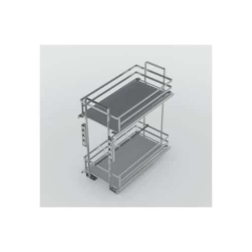 Bộ rổ gia vị Hafele Omero 549.20.823 300mm 3 Thiết kế Bộ rổ gia vị Hafele Omero 549.20.823 300mm