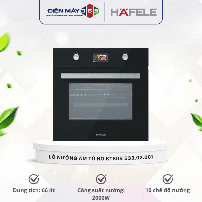 Lò nướng âm tủ Hafele HO KT60B 533.02.001 3 Lò nướng âm tủ Hafele HO KT60B 533.02.001