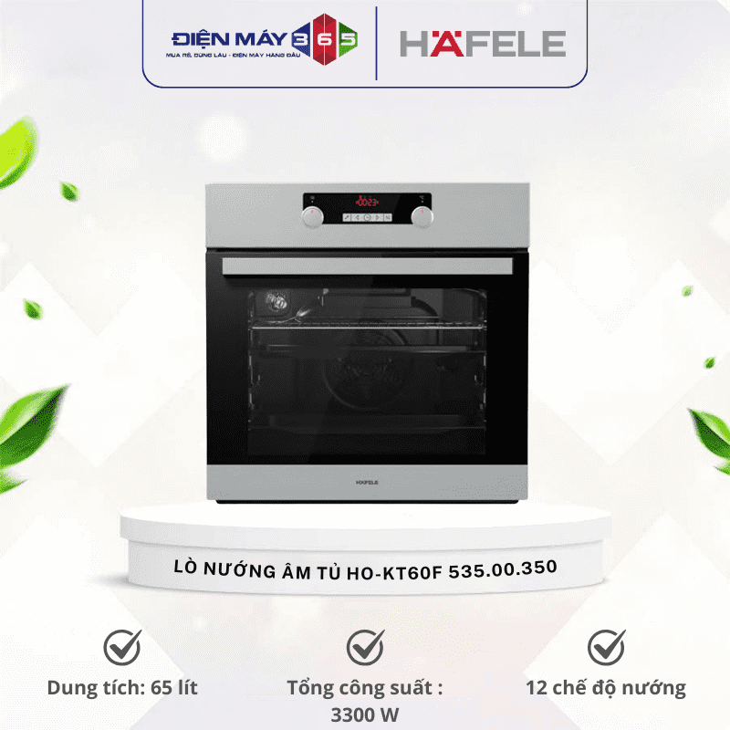 Lò nướng âm tủ Hafele HO-KT60F 535.00.350 3 Lò nướng âm tủ Hafele HO-KT60F 535.00.350