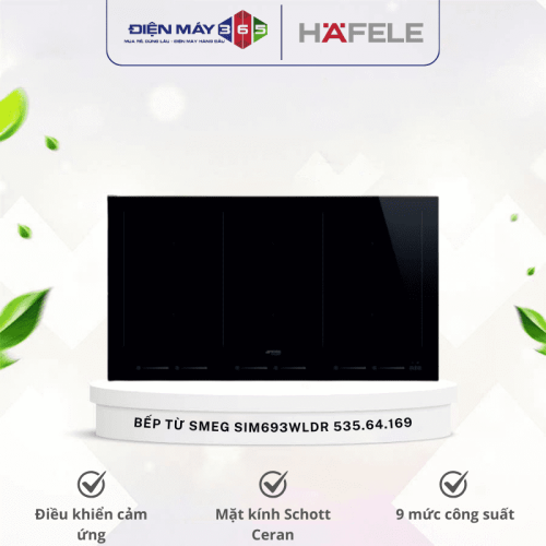 Bếp từ Hafele Smeg SIM693WLDR 535.64.169