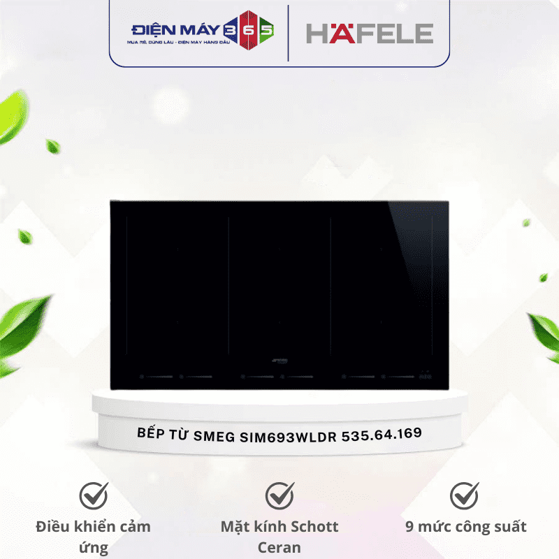 Bếp từ Hafele Smeg SIM693WLDR 535.64.169 3 Bếp từ Hafele Smeg SIM693WLDR 535.64.169