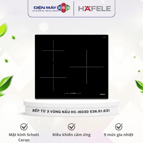 Bếp từ 3 vùng nấu Hafele HC-I603D 536.61.631