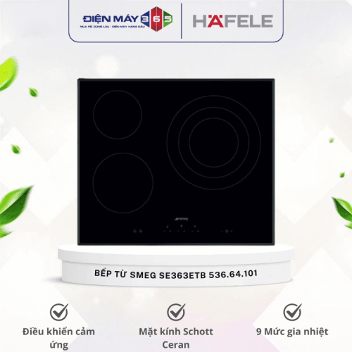 Bếp từ Hafele Smeg SE363ETB 536.64.101