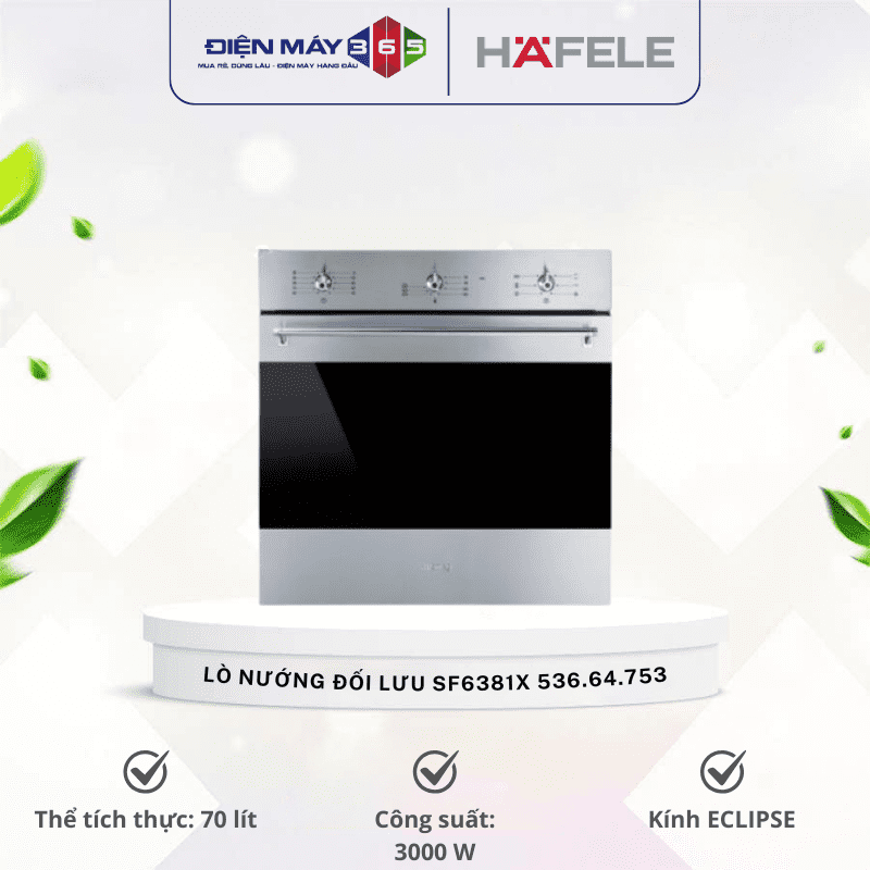 Lò nướng đối lưu Hafele SF6381X 536.64.753 3 Lò nướng đối lưu Hafele SF6381X 536.64.753